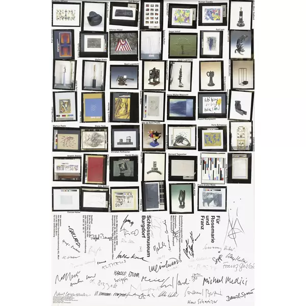 Franz Eggenschwiler — Für Rosemarie und Franz Ausstellung zugunsten von Rosemarie und Franz Eggenschwiler-Wiggli — Galerie Kornfeld