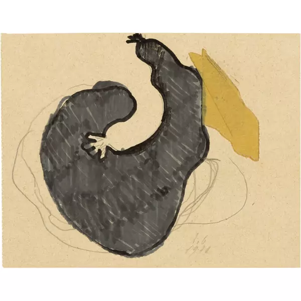 Franz Eggenschwiler — Ohne Titel (Doppelwurst). - Frau Blattner — Galerie Kornfeld
