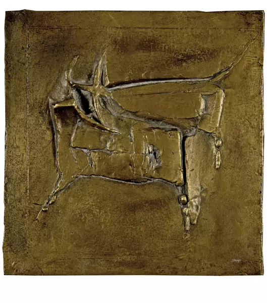Franz Fischer — Werk 537 - Zwei Stiere — Galerie Kornfeld