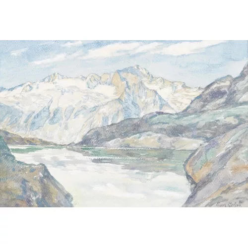 Franz Gehri — Partie am Gelmersee.