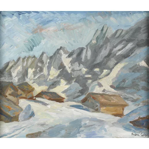 Franz Gehri — Die Engelhörner im Winter.