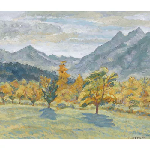 Franz Gehri — "Herbst in den Bergen".