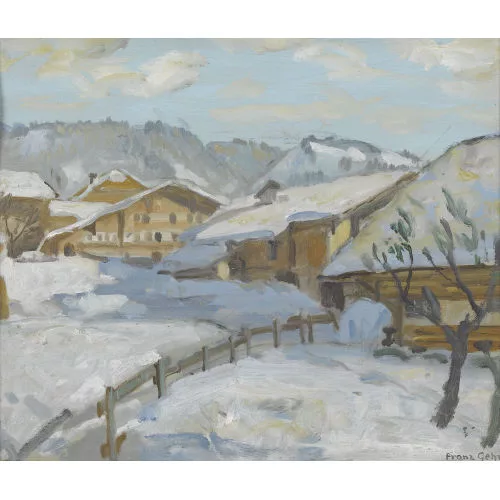 Franz Gehri — "Hiver au Hasliberg".