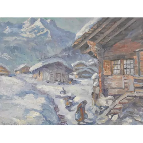 Winter im Bergdorf