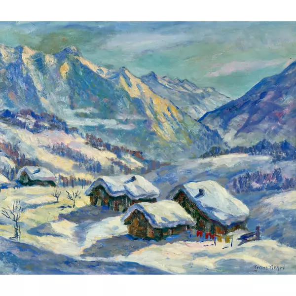 Sonnige Winterlandschaft