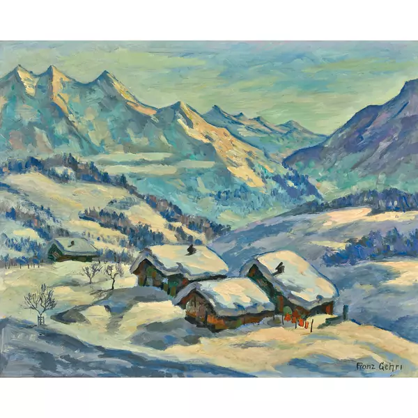 Sonnige Winterlandschaft