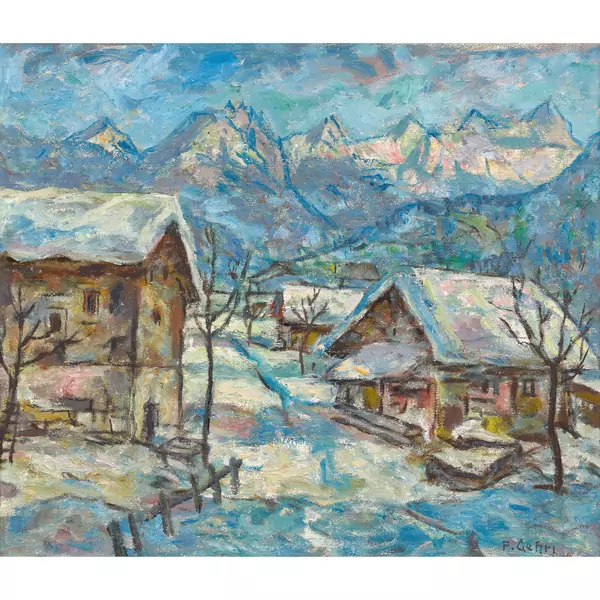 Winterlandschaft in den Bergen
