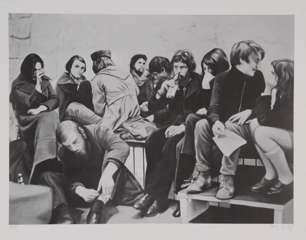 Franz Gertsch — Junkere-Keller, 1970