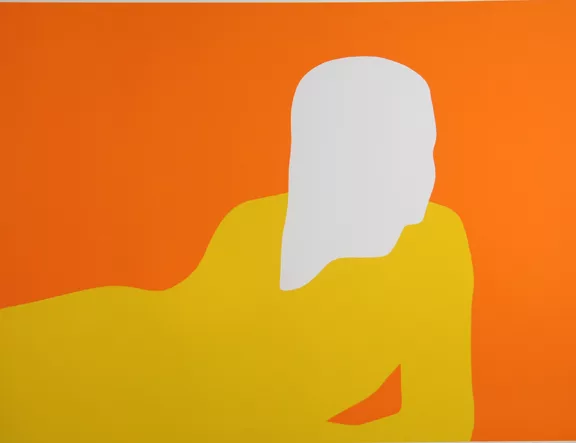 Franz Gertsch — Weibliche Silhouette