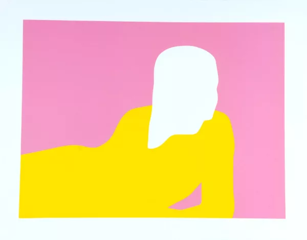 Franz Gertsch — Weibliche Silhouette