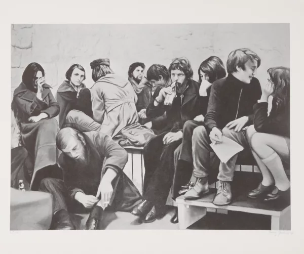 Franz Gertsch — Junkere-Keller, 1970