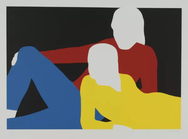 Franz Gertsch — Paar, aus "Rolling Stones"