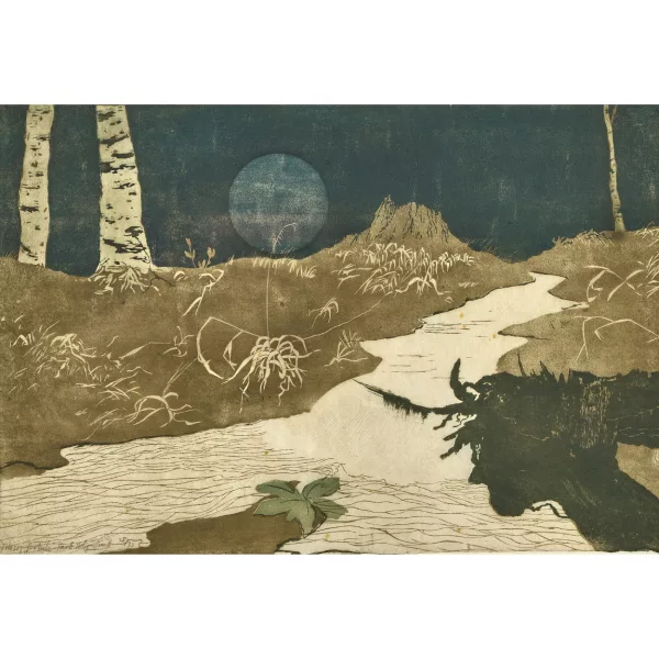 Franz Gertsch — Am Bach.