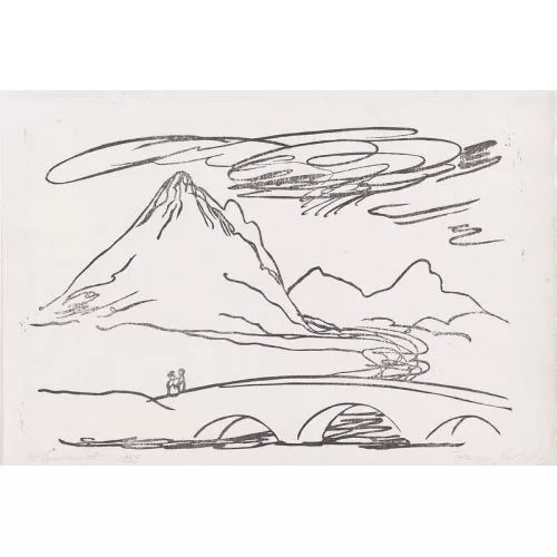 Franz Gertsch — "Manfred fragt in einem Hochtal...".