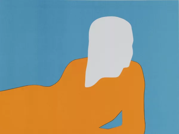 Franz Gertsch — Weibliche Silhouette