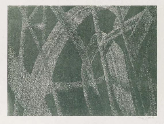 Franz Gertsch — Gräser I (Detail 4)