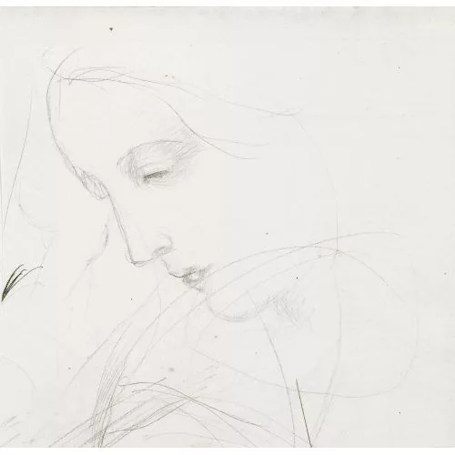 Franz Gertsch — Andächtige Frau.