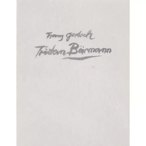 Franz Gertsch — "Tristan Bärmann".