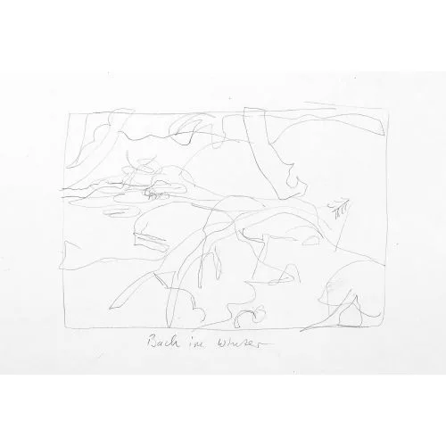 Franz Gertsch — Bach im Winter.