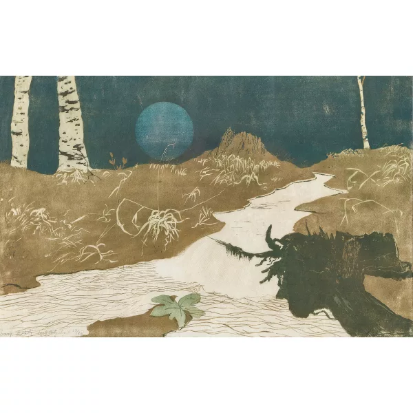 Franz Gertsch — "Mondnacht".