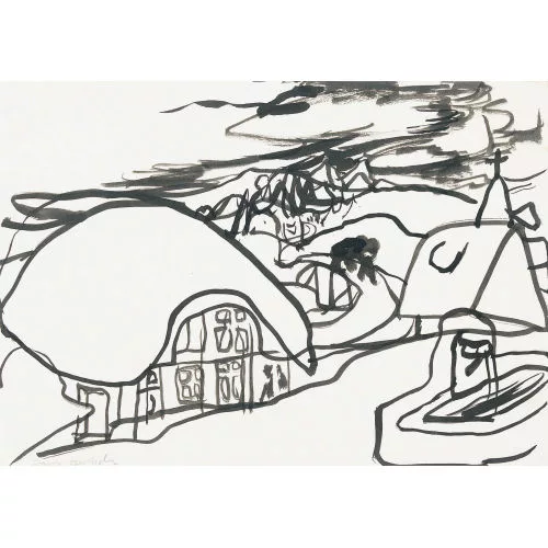 Franz Gertsch — Wohnhaus des Künstlers.