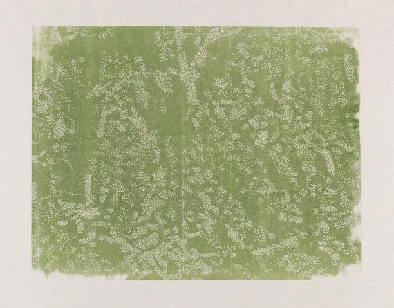 Franz Gertsch — Waldweg "Ausblick" (Detail 1, 2006)