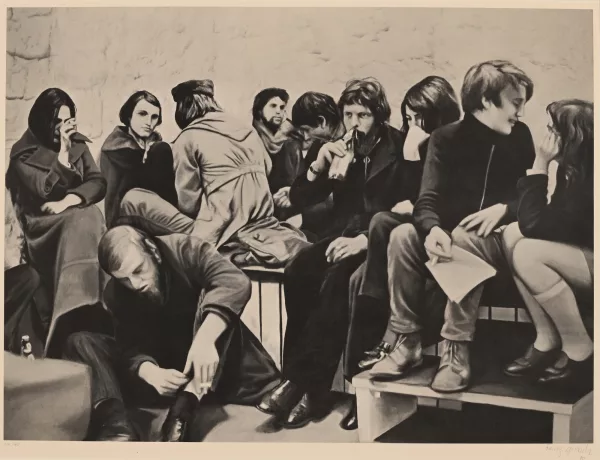 Franz Gertsch — Junkere-Keller, 1970