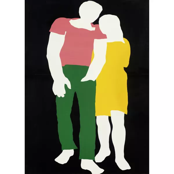 Franz Gertsch — Bob Dylan - Joan Baez — Galerie Kornfeld