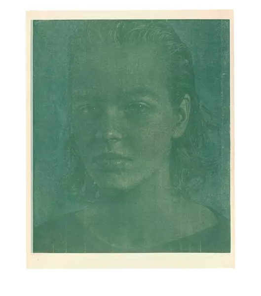 Franz Gertsch — Natascha III Probedruck — Galerie Kornfeld