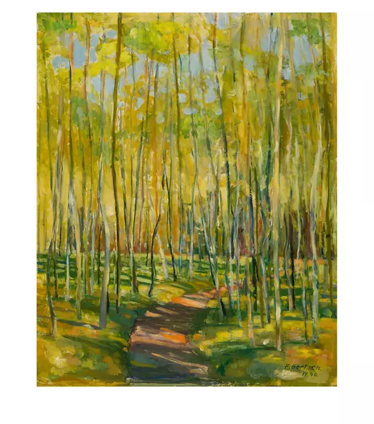 Franz Gertsch — Kleiner Bremgartenwald II — Galerie Kornfeld