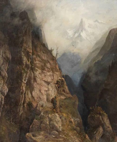 Franz Müller — Chasseurs dans les Alpes