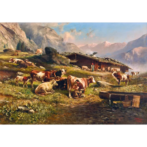 Franz Müller — Auf der Alp.
