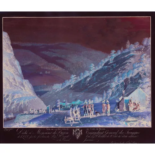 Franz Niklaus König — "Vue de la Reuchenete du Coté de Bienne".