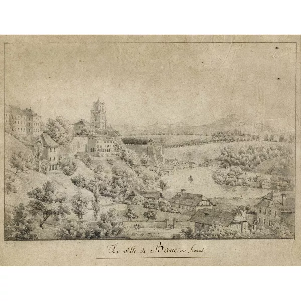Franz Niklaus König — "La ville de Berne au Levant".