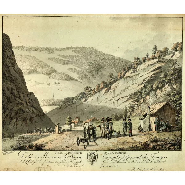 Franz Niklaus König — "Vue de la Reuchenete du Coté de Bienne".