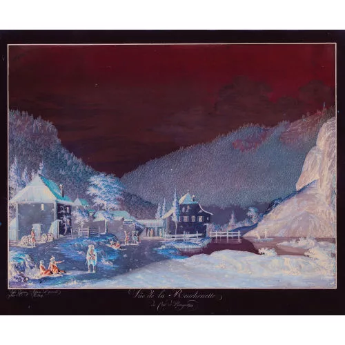 Franz Niklaus König — "Vûe de la Reuchenette/du Coté de Pierrepertuis".