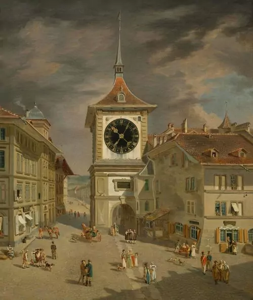 FRANZ NIKLAUS KÖNIG — Zytglogge. 1817. — Koller Auktionen