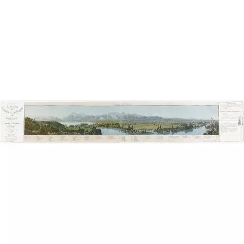 Franz Schmid — Panorama/de/Thoune et ses Envrions/pris du Jakobs Hübeli".
