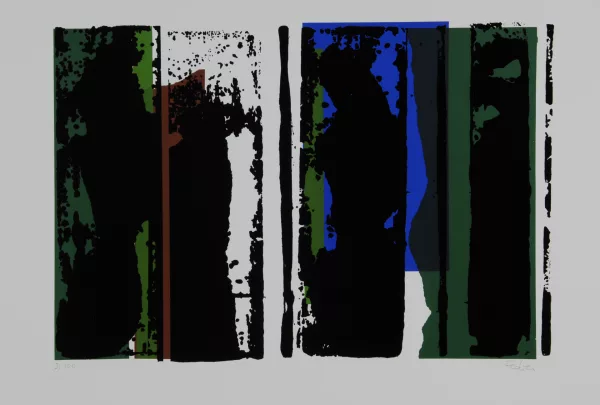 Franz Fedier — 2 Blätter: Ohne Titel, 1964