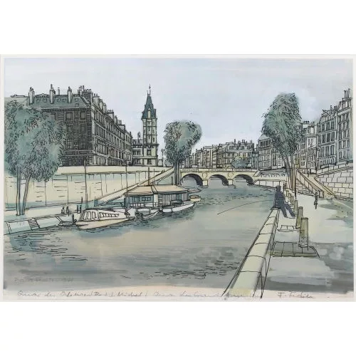 Franz Fedier — "Quai des Grands Augustins / Quai des Orfèvres".