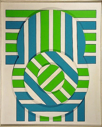Franz Fedier — Senkrecht-Waagrecht-Diagonal, 1961