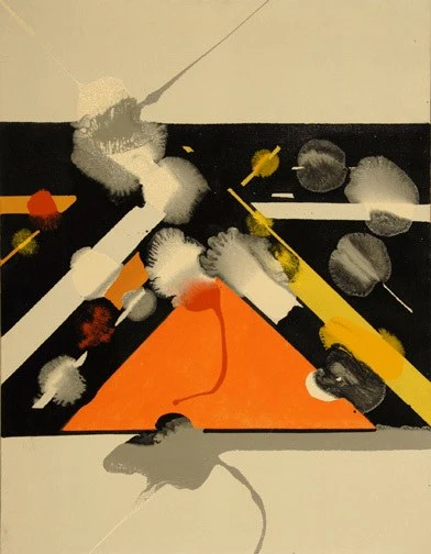 Franz Fedier — Orange Dreieck, 1965