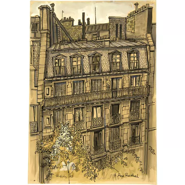 Franz Fedier — 7, Rue Rachel in Paris — Galerie Kornfeld