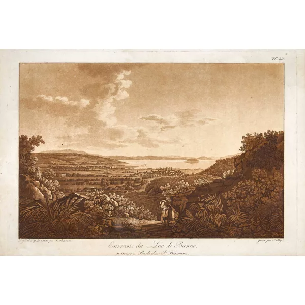 HEGI, FRANZ & BIRMANN, PETER — "Environs du Lac de Bienne".