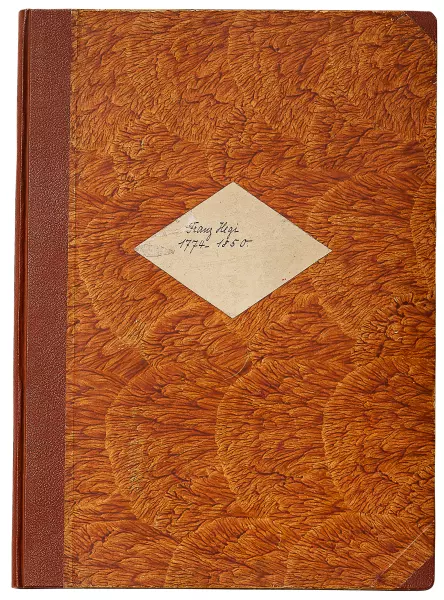 Objektbeschrieb : Album mit 64 montierten Aquatinta-Radierungen von Franz Hegi (1774 - 1850) Div. Formate von 6 x7 cm bis 15 x 19 cm, meist Separatabzüge aus Neujahrsblättern u. Buchillustrationen. Ha