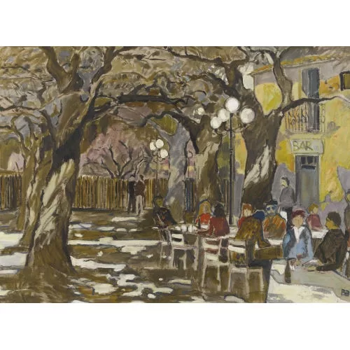 Fred Baumann — Parkszene im Vorfrühling.