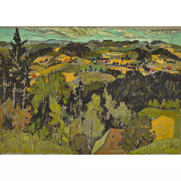 Hügelige Landschaft