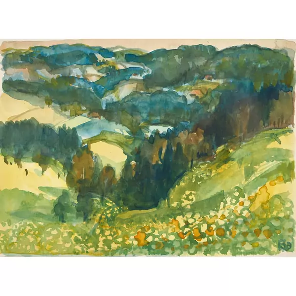 Hügelige Landschaft