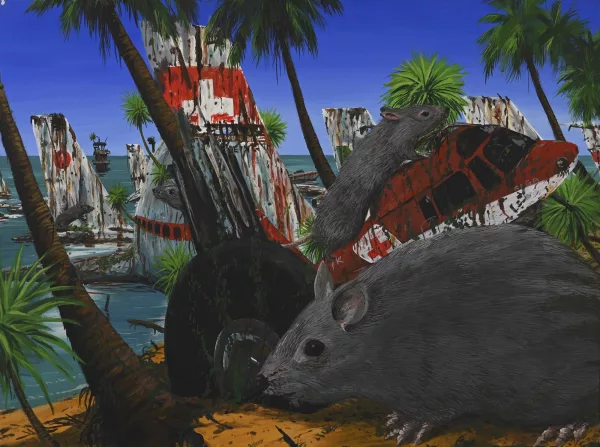 Fred Engelbert Knecht — Ratten in JFK Flughafen