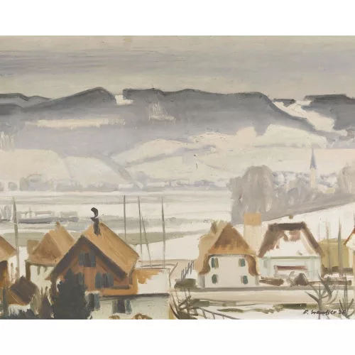 Fred Stauffer — Winterlandschaft.